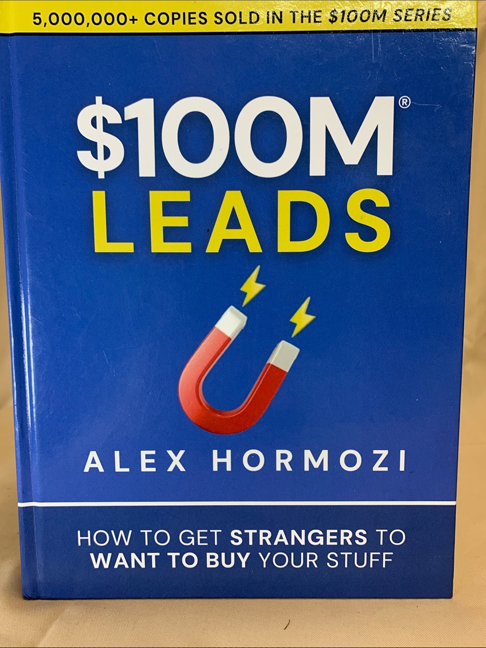 $100M Leads by Alex Hormozi - Blue Cover